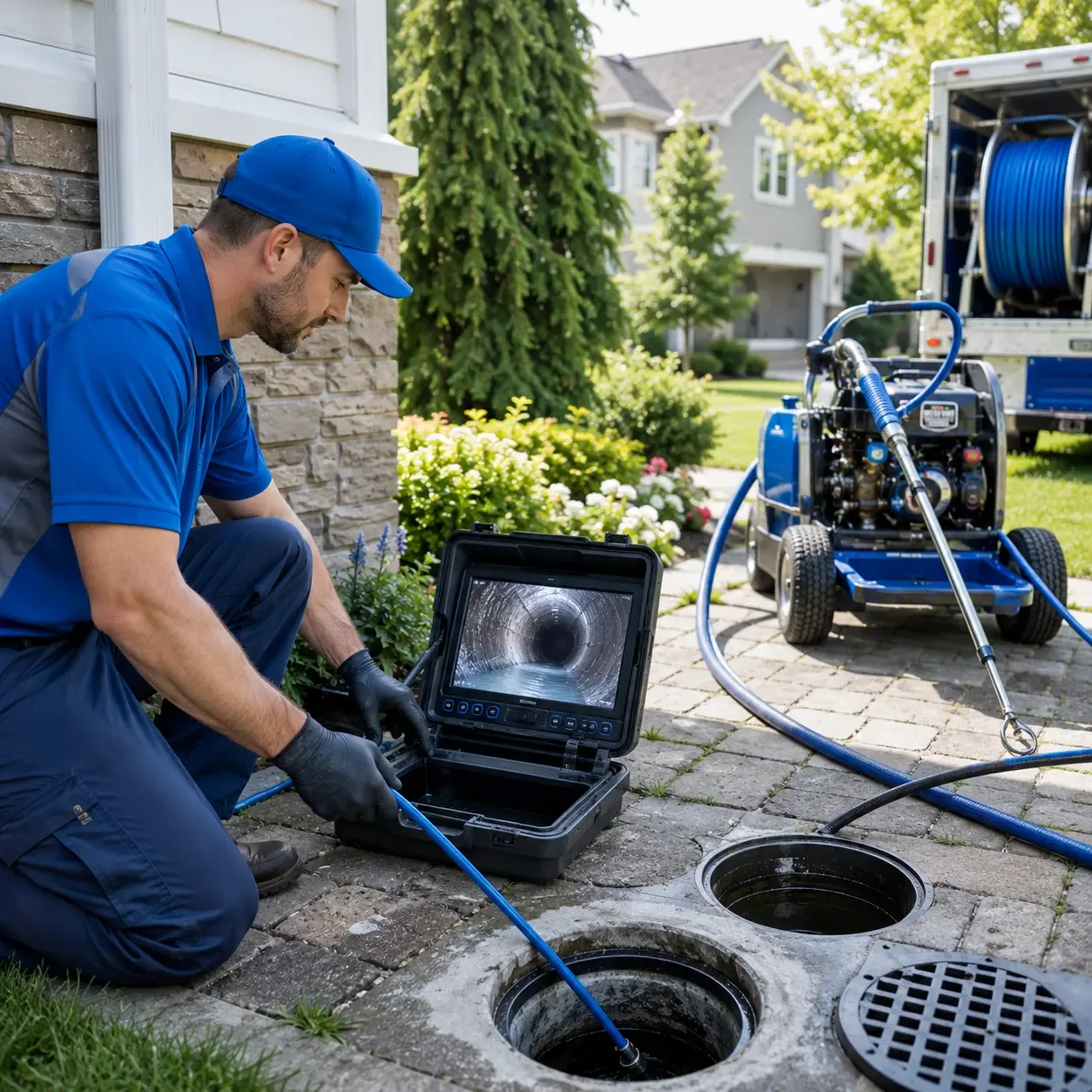 Outdoor drain cleaning professionals serving Riverdale, NJ