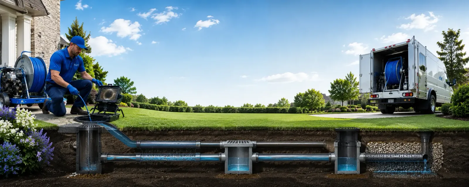 Outdoor drain cleaning information for Riverdale, NJ